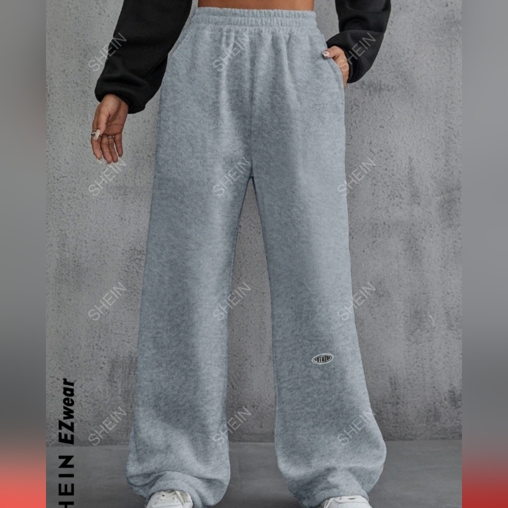 Shein, S, Gray Adjustable Sweatpants